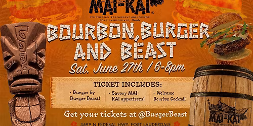 BOURBON, BURGER AND BEAST Dinner 2026