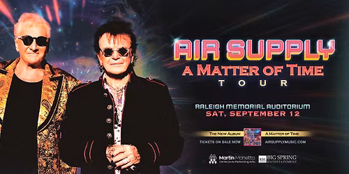 Air Supply: A Matter of Time Tour
