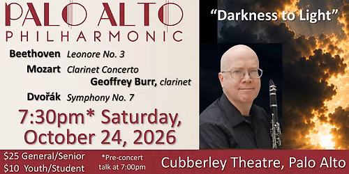 Classical Music - Palo Alto Philharmonic - Darkness to Light