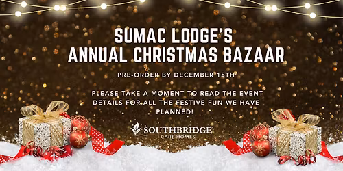 Sumac Lodge's Annual Christmas Bazaar