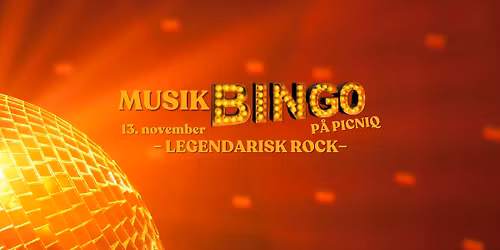 MUSIKBINGO m. jule\u00f8lssmagning; Legendarisk rock