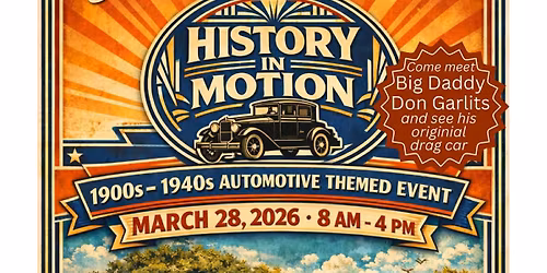 Meet & Greet at the History In Motion Antique Car Show