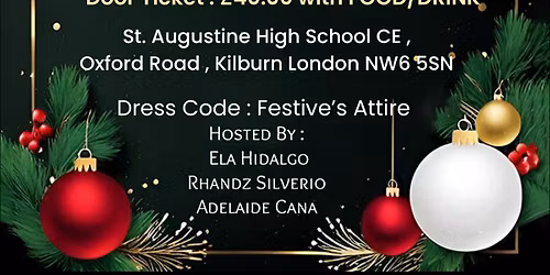 Christmas \u201c Dinner and Dance \u201c