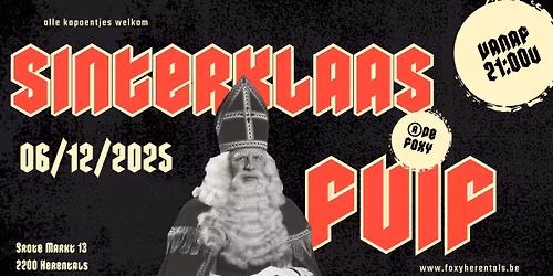 Sinterklaasfuif @De Foxy