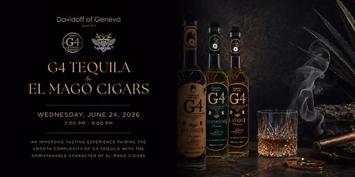G4 Tequila & El Mago Cigars