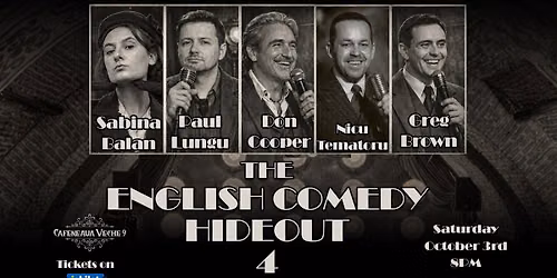 The English Comedy Hideout 4 October 3rd