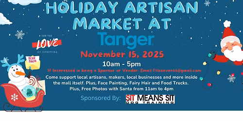 5th Annual Holiday Artisan Market at Tanger 