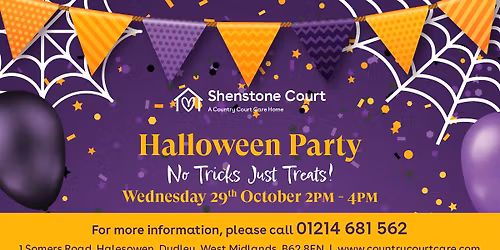 Shenstone Halloween Party