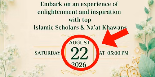 Annual seerah Conference 2026  (Ladies only)