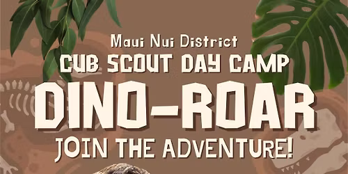 Cub Scout Day Camp of Jurassic Proportions!