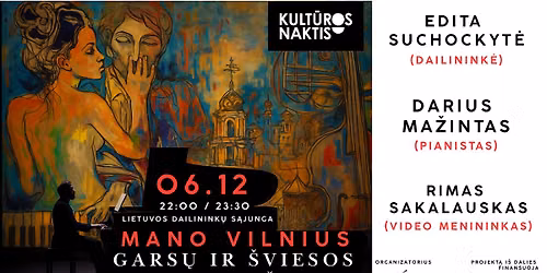 MANO VILNIUS. Gars\u0173 ir \u0161viesos atspind\u017eiai\u23aeKult\u016bros naktis 2026