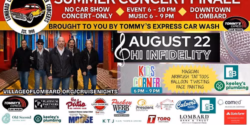 Hi Infidelity Lombard Summer Concerts Finale