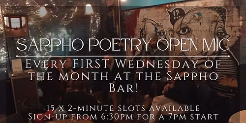 Sappho Poetry Open Stage