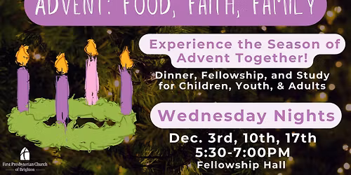 Advent: Food, Faith, Family
