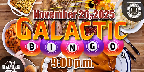 November Galactic Bingo @ Pub 21