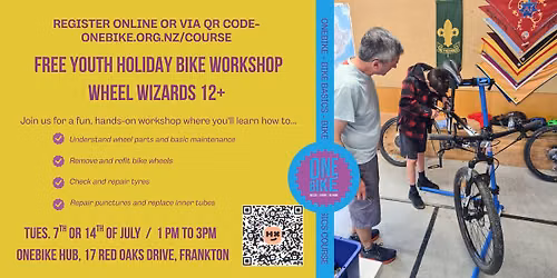 School Holiday Bike Workshop