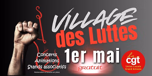 Village des Luttes - 1er Mai 2026 (Amiens)