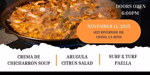 Gozo Presents Paella wine night