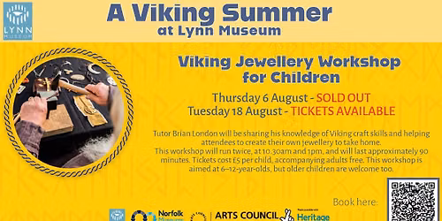 Viking Jewellery Workshop for Children - NEW DATE ADDED!