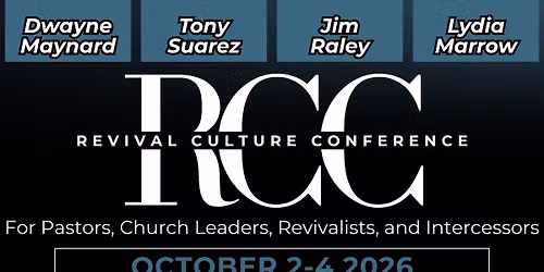 Revival Culture Conference - TAG Church - Little Rock, AR