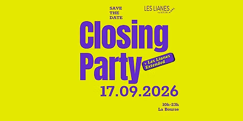 SAVE THE DATE \ud83d\ude80 CLOSING PARTY LES LIANES