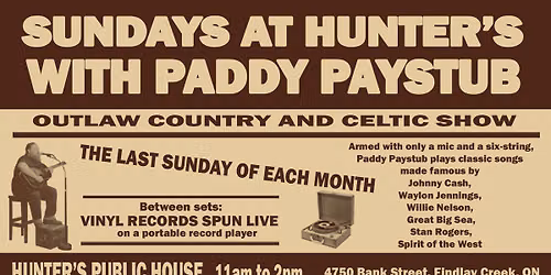 SUNDAYS AT HUNTER'S