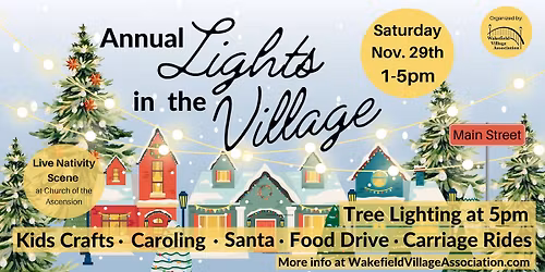Annual Lights in the Village - FREE Holiday Tree Lighting