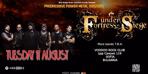 Progressive Power Metal Night: Fortress Under Siege (Greece) \u2013 Sofia