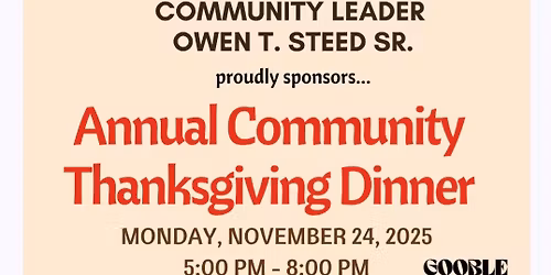 Owen Steed Annual Thanksgiving Dinner 