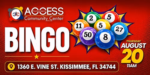Bingo at Access Community Center