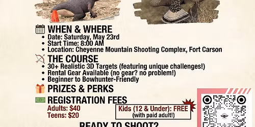 May 23rd 3D Archery Challenge