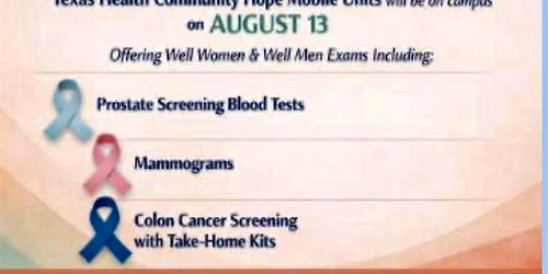 Texas Health Community Hope Mobile Units Wellness Exams