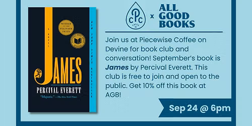 Piecewise Book Club: "James"