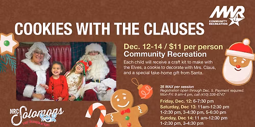 SOLD OUT: Cookies with the Clauses