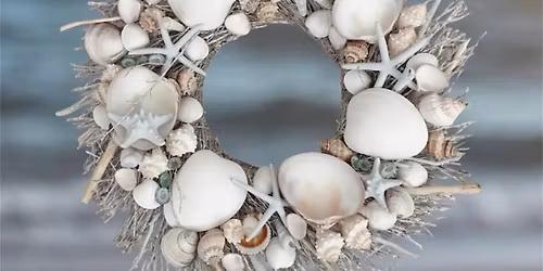 Create your own shell wreath workshop