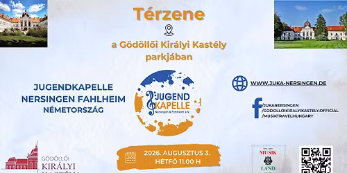 T\u00e9rzene a kast\u00e9lyparkban \/ open air concert \/ G\u00f6d\u00f6ll\u0151