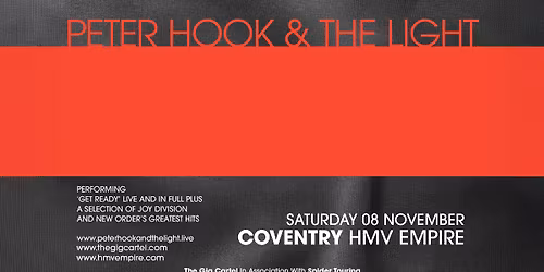 PETER HOOK & THE LIGHT