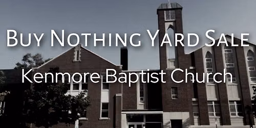 Buy Nothing Yard Sale!