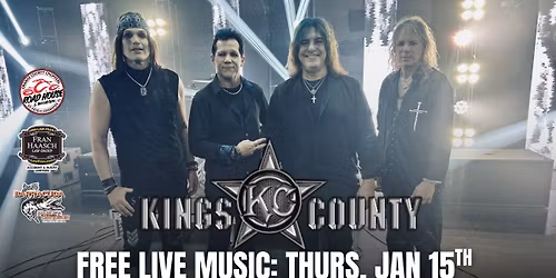 Free Live Music: King's County at Bert\u2019s Great American Bike Night