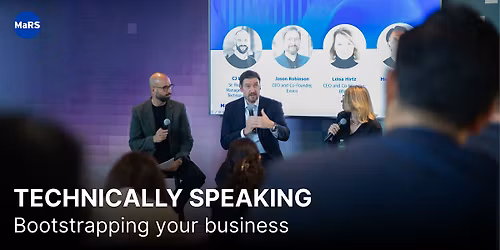 Technically Speaking: Bootstrapping your business