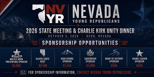 Nevada Young Republicans Charlie Kirk Unity Dinner presented by Albert Mack