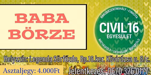BABAB\u00d6RZE - GYERMEKRUHA \u00c9S J\u00c1T\u00c9K V\u00c1S\u00c1R