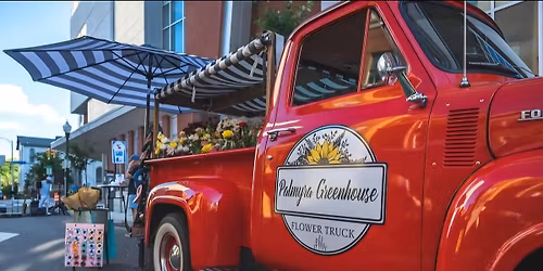 Rosie the Flower Truck at Cafe Haj Paj