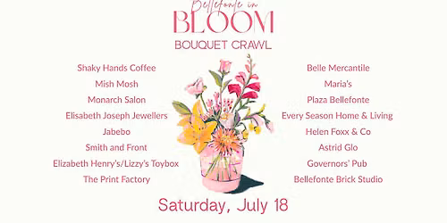 Bellefonte in Bloom Bouquet Crawl
