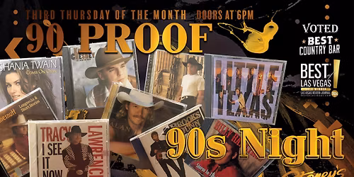 90 Proof - 90s Country Night 