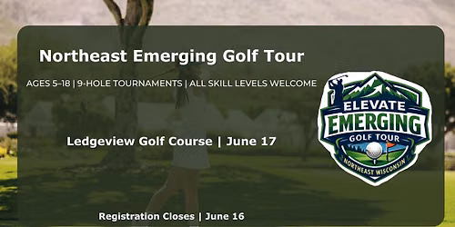 Elevate Emerging Golf Tour - Tournament 2 - Ledgeview