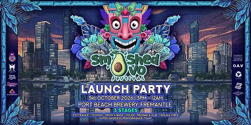 SMASHED AVO 2026 - OFFICIAL LAUNCH PARTY