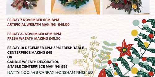 Christmas Wreath Making (Artificial) Workshop