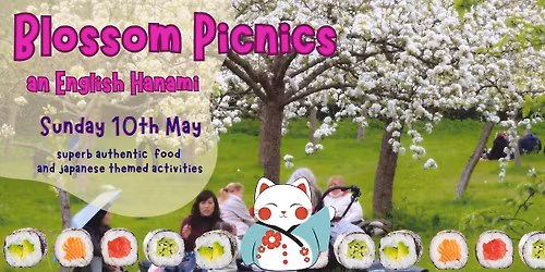 Blossom Picnics -  an English Hanami:Food, Art, Family