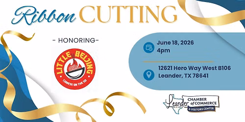 Ribbon Cutting: Little Beijing Restaurant